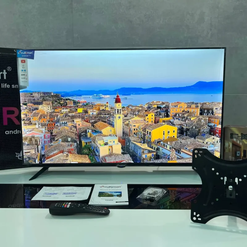 TV Multismart 43p 2K Smart android14 + Support + Demo intégré