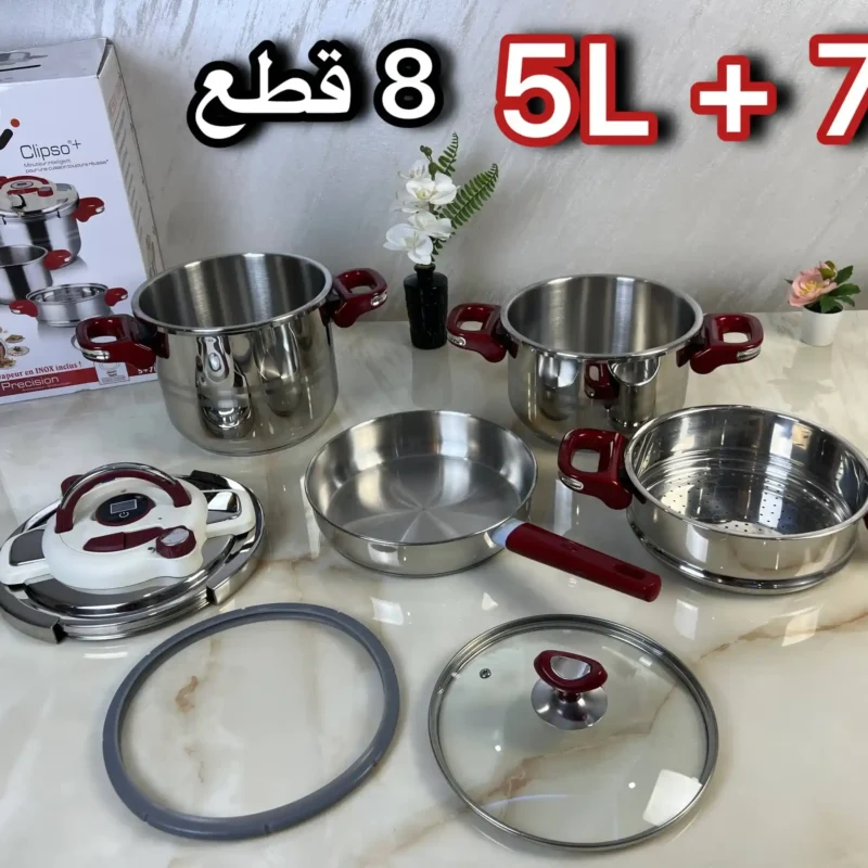 JATCKO 8 Piece press 5+7 inox 18/10